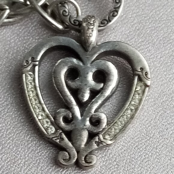 Brighton bracelet double strand bracelet w/ heart - Picture 3 of 4